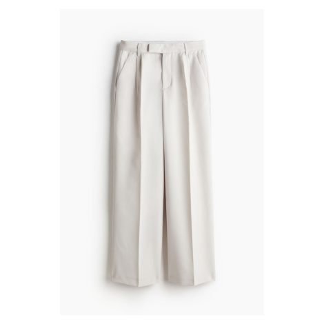 H & M - Elegantní kalhoty - hnědá H&M