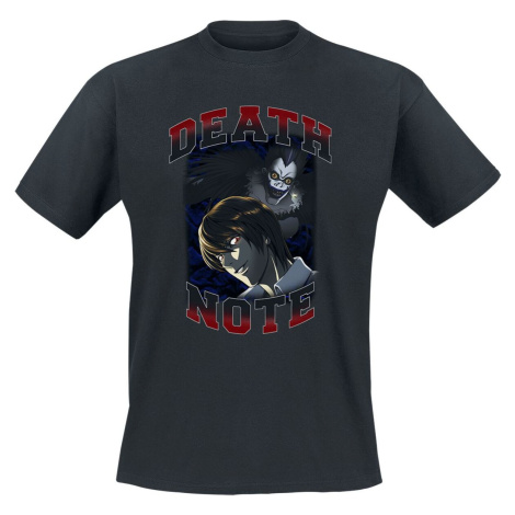 Death Note Varsity Tričko černá