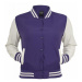 Urban Classics Ladies Light College Jacket pur/wht