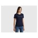 Benetton, T-shirt In 100% Cotton With Glitter Print Logo