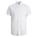 Jack&Jones Pánská košile JJESUMMER Slim Fit 12220136 White