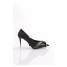 DGN Ysf-06 Women's Silver Stone Twisted Band Evening Shoe