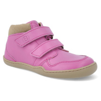 Barefoot kotníková obuv Blifestyle - Raccoon bio velcro pink