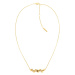 Calvin Klein Slušivý pozlacený náhrdelník s krystaly Luster 35000229