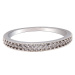 Anna Grace prstýnek Silver Sparkle Crystal 80 - 18 mm