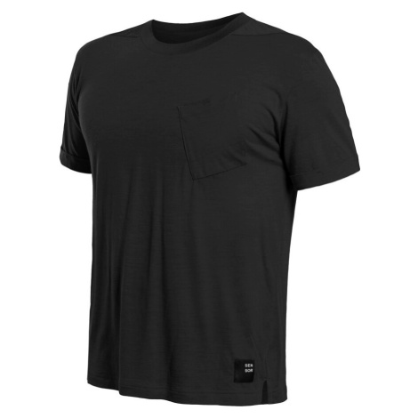 Pánské merino triko SENSOR Merino Air Traveller černé