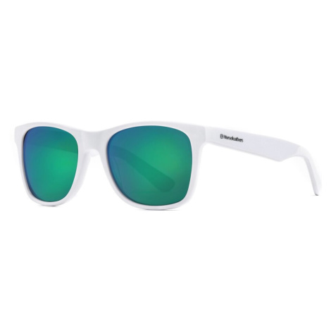 Horsefeathers Sluneční brýle Foster - gloss bílá/mirror zelená