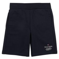 Tommy Hilfiger TH LOGO SWEATSHORTS Tmavě modrá