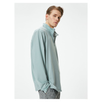 Koton Sports Sweatshirt Half Zipper High Neck Long Sleeve