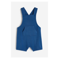 H & M - Teplákové šortky's laclem - modrá