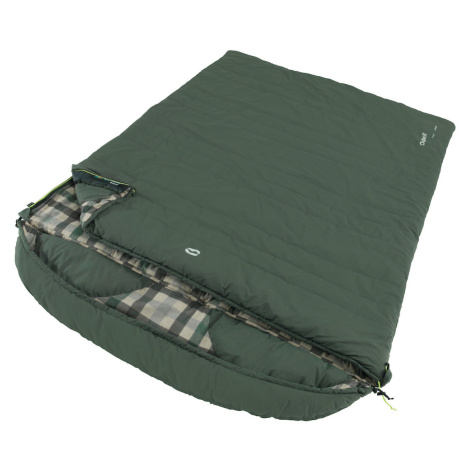 Dekový spacák Outwell Camper Lux Double Barva: zelená