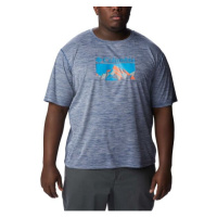 Columbia ZERO RULES SHORT Pánské triko, modrá, velikost