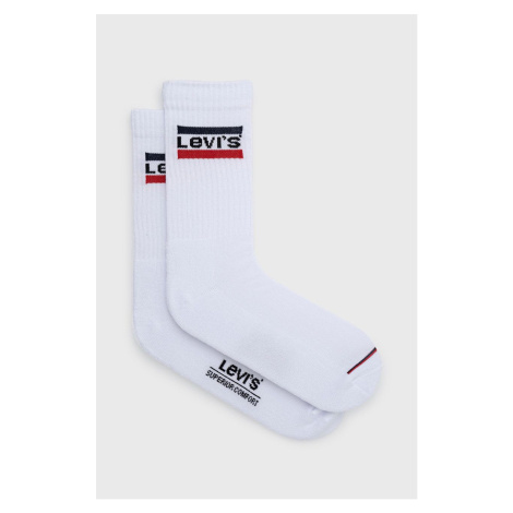 Ponožky Levi's pánské, bílá barva, 37157.0735-white Levi´s