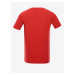 Červené pánské tričko s potiskem Alpine Pro DRACH