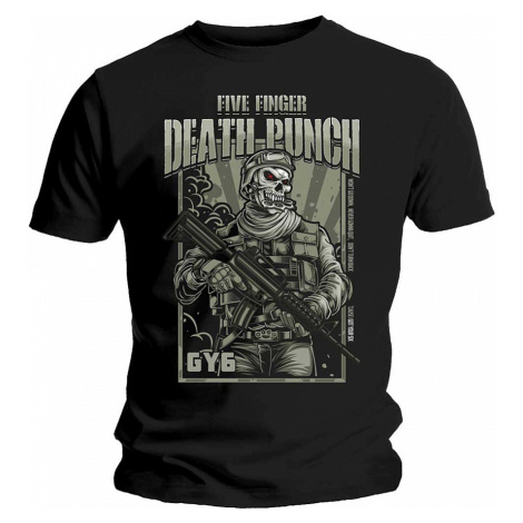 Five Five Finger Death Punch tričko, War Soldier, pánské RockOff