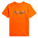 Dětské bavlněné tričko Polo Ralph Lauren oranžová barva, s aplikací