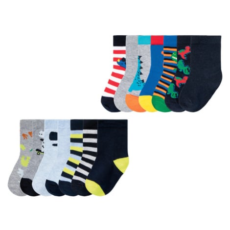 lupilu® Dětské ponožky s BIO bavlnou, 7 párů (child 2 years onwards#male)