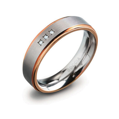 Boccia Titanium Titanový snubní prsten 0134-02 48 mm