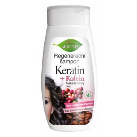 BIO BIONE Keratin + Kofein Regenerační šampon 260 ml Bione Cosmetics