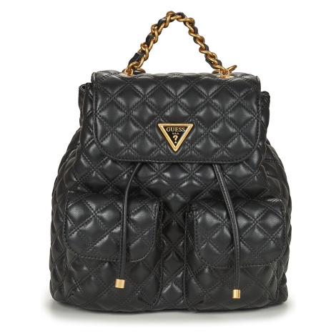 Guess GIULLY FLAP BACKPACK Černá