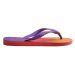 Žabky Havaianas TOP FASHION dámské, fialová barva, na plochém podpatku, 4137258.6024