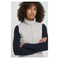 Péřová vesta Calvin Klein šedá barva, K20K206325
