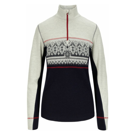 Dale of Norway Moritz Basic Womens Sweater Superfine Merino Navy/White/Raspberry Svetr