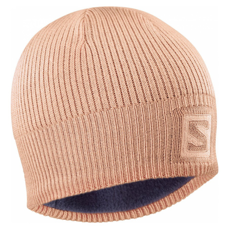 Čepice Salomon Logo Beanie - oranžová