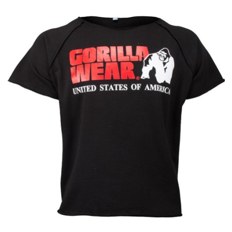 Gorilla Wear Pánské tričko s krátkým rukávem Classic Work Out Top Black - XXL/3XL