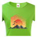 Dámské tričko pro turisty a cestovatele Západ slunce