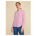Růžová dámská pruhovaná košile ZOOT.lab Chloe