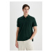 DEFACTO New Regular Fit Short Sleeve Polo Basic T-Shirt