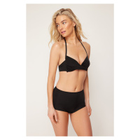 Trendyol Black Bralette Push Up Bikini Top