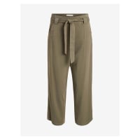 Khaki culottes se zavazováním VILA Priya