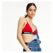 Červená podprsenka Triangle Bralette Unlined Tommy Jeans