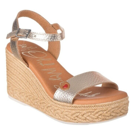 Oh My Sandals KOSE 5437 Zlatá Oh My Sandals For Rin