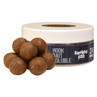 The one rozpustné boilies hook bait soluble black smoked fish 150 g - 24 mm