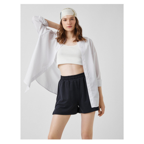 Koton Mini Shorts Elastic Waist Modal Blend