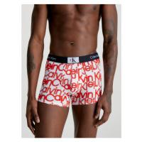 Oranžovo-krémové pánské vzorované boxerky Calvin Klein Underwear