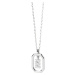 PDPAOLA Půvabný stříbrný náhrdelník písmeno "E" LETTERS CO02-516-U (řetízek, přívěsek)
