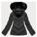 Krátká černá dámská zimní bunda (TY035-1)