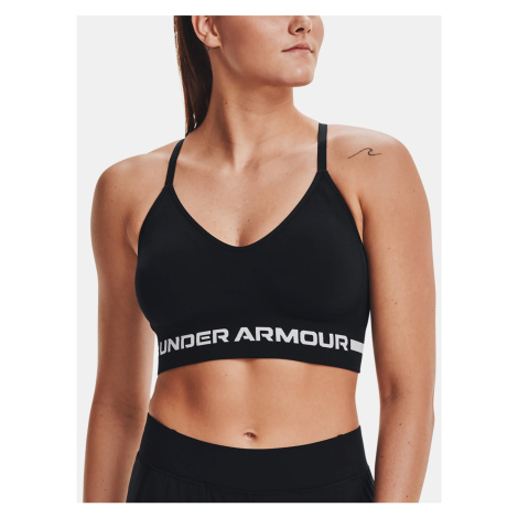 Černá sportovní podprsenka Under Armour UA Seamless Low Long Bra