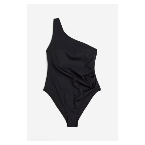 H & M - Plavky's odhaleným ramenem Light Shape - černá H&M
