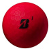 Golfové míčky Bridgestone e12 Contact 3ks - červené