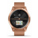 Garmin vívomove3 Luxe, 18K RoseGold/Milanese Band 010-02241-24