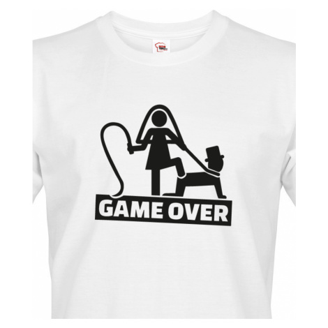 Pánské tričko na rozlučku Game Over 3 BezvaTriko