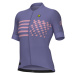 ALÉ Cyklistický dres s krátkým rukávem - PLAY PR-E - fialová