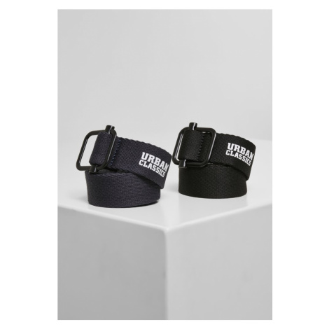 Industrial Canvas Belt 2-Pack - black/navy