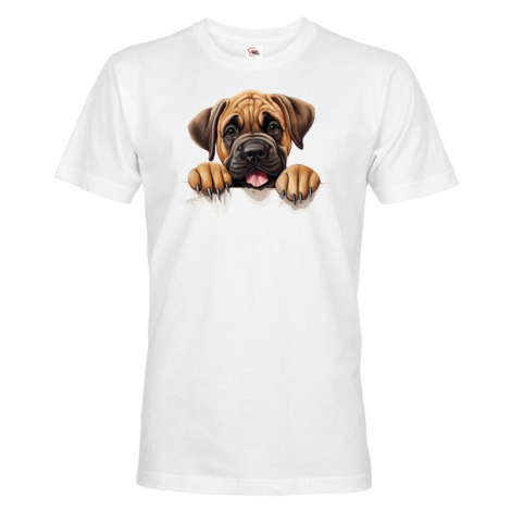 Pánské tričko s potiskem Mastiff - vtipné tričko BezvaTriko