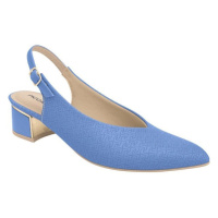 Piccadilly 739131-1 Dámské sandály na podpatku modré